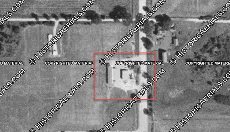 Buskirk Motel - 1955 Aerial (newer photo)